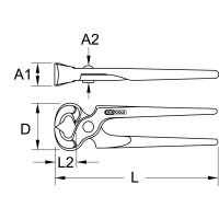 BERYLLIUMplus Kneifzange 200 mm