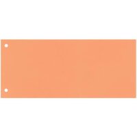 Trennstreifen - 190 g/qm Karton, orange, 100 Stück