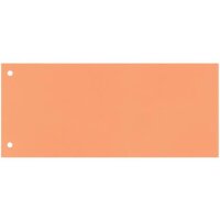 Trennstreifen - 190 g/qm Karton, orange, 100 Stück
