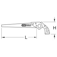 BERYLLIUMplus Handsäge 370 mm