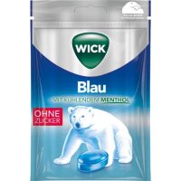 Wick Blau Halsbonbons -72 g