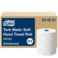 6 TORK Handtuchrollen Matic® H1 Advanced 2-lagig weiß