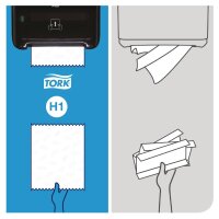Rollenhandtuch Advanced, 2-lagig, 6 x 150 m, weiß TORK