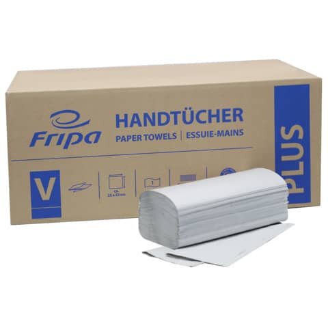 Handtücher Plus - Zick-Zack-Falzung, 1-lagig, recycling, 20 x 250 Blatt
