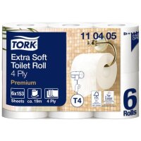 Premium Toilettenpapier - 4-lagig, extra weich, mit...