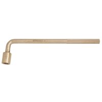 BRONZEplus 6-kant-Steckschl&uuml;ssel gewinkelt 30 mm