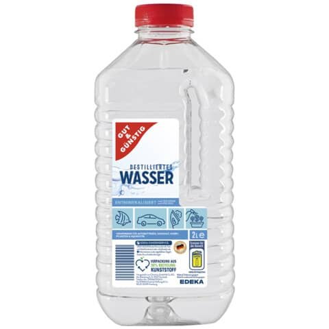 GUT&GÜNSTIG Destilliertes Wasser 2 l