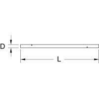BRONZEplus Drehstift für Klauenschlüssel 16x250 mm