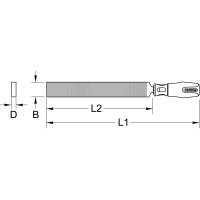 BRONZEplus Flachschaber 310 mm