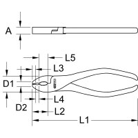 EDELSTAHL Universalzange, 200mm