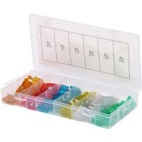 Sortiment Kfz-Sicherungen,5-30A, Zink, 120-tlg