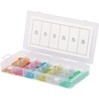 Sortiment Mini-Sicherungen, 5-30A, 120-tlg