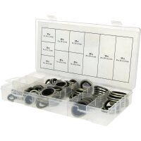 Sortiment Verbund-Dichtringe, &Oslash; 6-24mm, 150-tlg