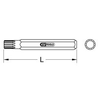 10mm Bit XZN, 75mm, M5