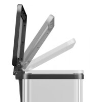 Öko trio Plus L Edelstahl Tret-Mülltrenner, 3x9 lt