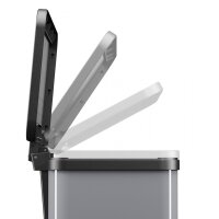Hailo Öko trio Plus L Mülleimer 27,0 l silber, 1 S