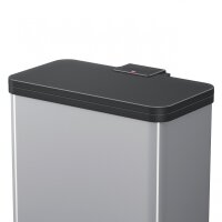 Hailo Öko trio Plus L Mülleimer 27,0 l silber, 1 S