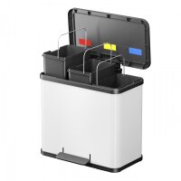 Hailo Öko trio Plus L Mülleimer 27,0 l weiß,