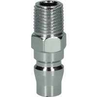 Metall-Stecknippel, 1/4"AG, Asien
