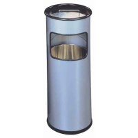 DURABLE Standaschenbecher silbermetallic, 1 S