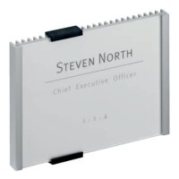 DURABLE Türschild INFO SIGN Metall silbe