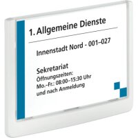 DURABLE T&uuml;rschild CLICK SIGN Kunststoff...