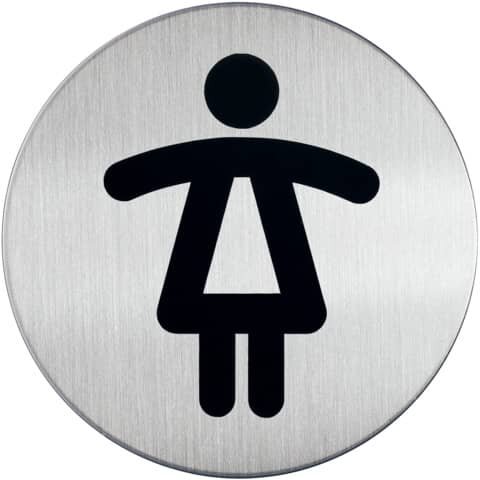 DURABLE Piktogramm "WC Damen" rund 8,3 cm