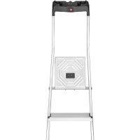 Hailo Stehleiter einseitig L60 StandardLine silber 5 Stufen,