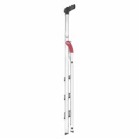 Hailo Stehleiter einseitig L60 StandardLine silber 4 Stufen,