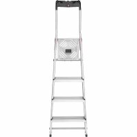 Hailo Stehleiter einseitig L60 StandardLine silber 4 Stufen,