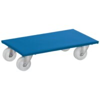 Möbelroller - 600 x 300 mm, bis 350 kg, blau, 2er Pack