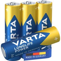VARTA Batterie Mignon AM-3, AA, LR06, 4er, 1,5V, 4 Zellen...