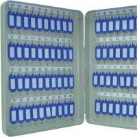 Schlüsselschrank Pearl grey - 80 Haken, Zylinderschloss