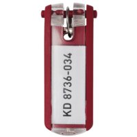 DURABLE Schl&uuml;sselanh&auml;nger KEY CLIP rot,...