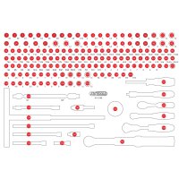 Leere Schaumstoffeinlage zu 811.0169