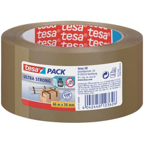 tesa Packband tesapack® 4124 ultra strong chamois 50,0 mm x 66,0 m 1 Rolle