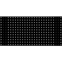 Lochplatte-tiefschwarz-matt, 1500x450mm