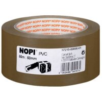 NOPI Packband braun 50,0 mm x 66,0 m 1 Rolle