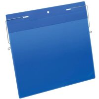 DURABLE Drahtbügeltaschen blau A4,  gallery