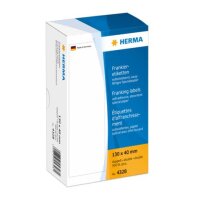 4328 Frankier-Etiketten - doppelt, 130x40 mm, 500 Stück
