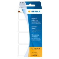 4302 Adress-Etiketten - 67 x 35 mm, selbstklebend, 250...