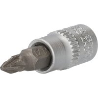 1/4" PZ Kreuzschlitz Bit-Stecknuss, PZ1