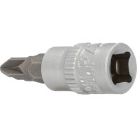 1/4" PZ Kreuzschlitz Bit-Stecknuss, PZ2