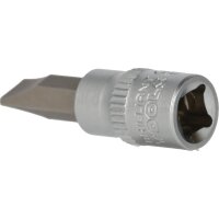 1/4" Schlitz Bit-Stecknuss, 1,2 x 7 mm