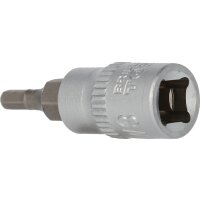 1/4" Innensechskant Bit-Stecknuss, 3 mm