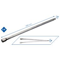 1/4" Schwenkbare Verlängerung, 250 mm