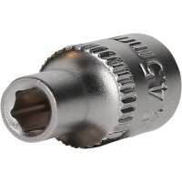 1/4" Sechskant-Stecknuss, 4,5 mm