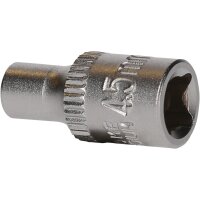 1/4" Sechskant-Stecknuss, 4,5 mm