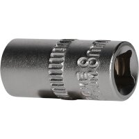 1/4" Sechskant-Stecknuss, 8 mm