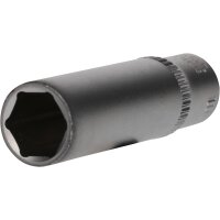 1/4" Sechskant-Stecknuss, lange Ausführung, 10 mm